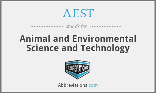 AEST - Animal and Environmental Science and Technology