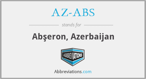 AZ-ABS - Abşeron, Azerbaijan