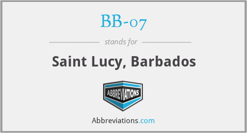 BB-07 - Saint Lucy, Barbados