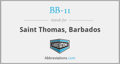 BB-11 - Saint Thomas, Barbados