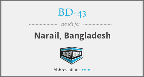 BD-43 - Narail, Bangladesh