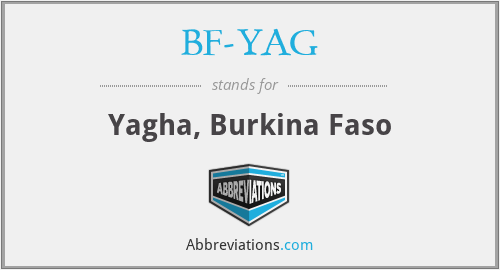 BF-YAG - Yagha, Burkina Faso