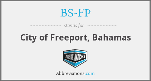BS-FP - City of Freeport, Bahamas