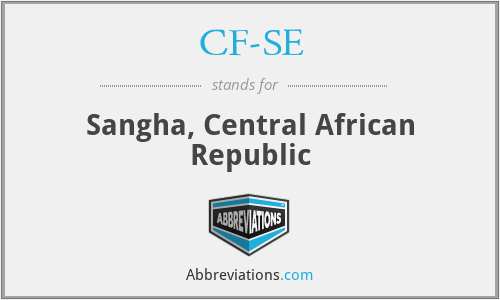 CF-SE - Sangha, Central African Republic