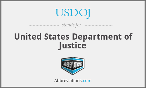 USDOJ - United States Department of Justice
