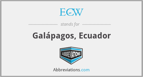 EC-W - Galápagos, Ecuador