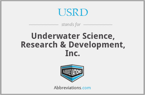 USRD - Underwater Science, Research & Development, Inc.