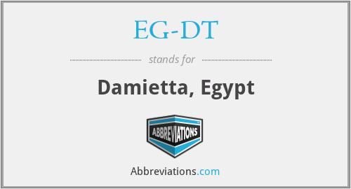 EG-DT - Damietta, Egypt