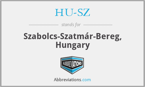 HU-SZ - Szabolcs-Szatmár-Bereg, Hungary