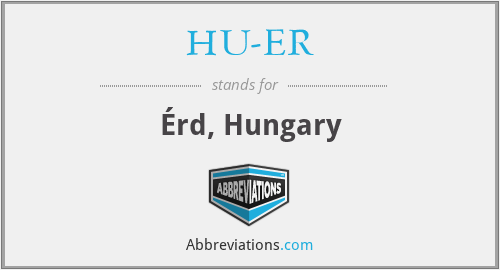 HU-ER - Érd, Hungary