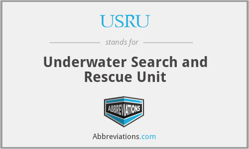 USRU - Underwater Search and Rescue Unit
