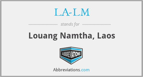 LA-LM - Louang Namtha, Laos