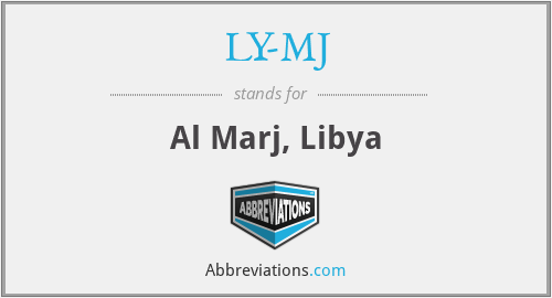 LY-MJ - Al Marj, Libya