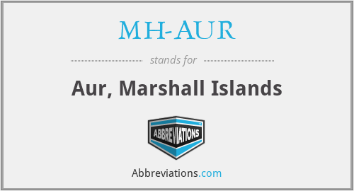 MH-AUR - Aur, Marshall Islands