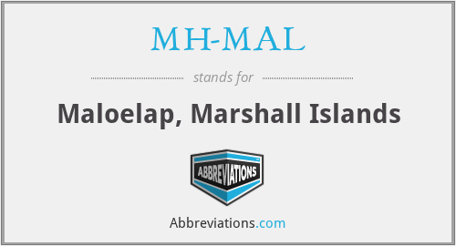 MH-MAL - Maloelap, Marshall Islands