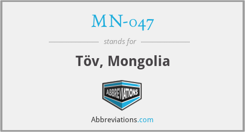 MN-047 - Töv, Mongolia