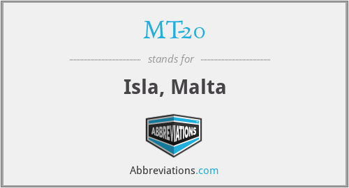 MT-20 - Isla, Malta