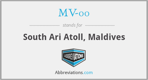 MV-00 - South Ari Atoll, Maldives