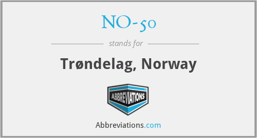 NO-50 - Trøndelag, Norway