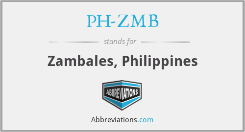 PH-ZMB - Zambales, Philippines