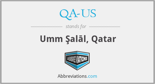 QA-US - Umm Şalāl, Qatar