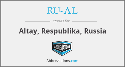 RU-AL - Altay, Respublika, Russia
