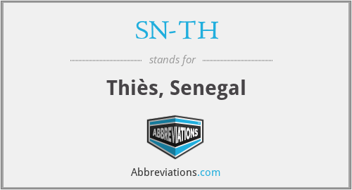 SN-TH - Thiès, Senegal