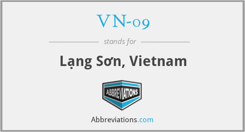VN-09 - Lạng Sơn, Vietnam