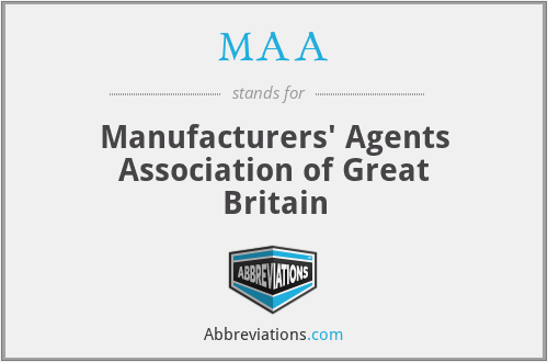 MAA - Manufacturers' Agents Association of Great Britain