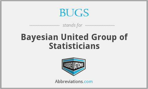 BUGS - Bayesian United Group of Statisticians