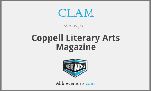 CLAM - Coppell Literary Arts Magazine