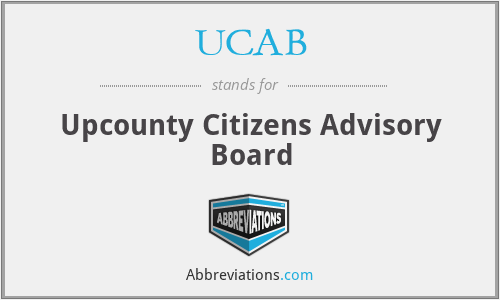 UCAB - Upcounty Citizens Advisory Board