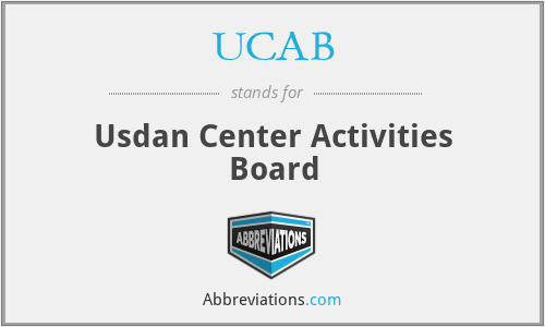 UCAB - Usdan Center Activities Board
