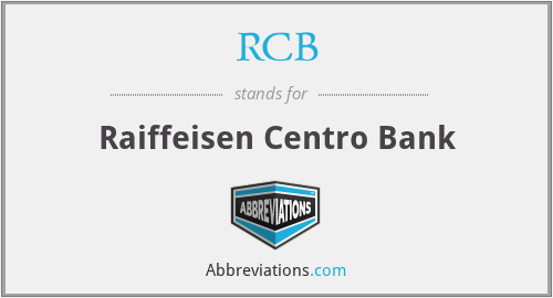 RCB - Raiffeisen Centro Bank