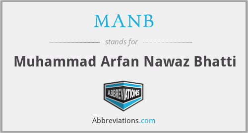 MANB - Muhammad Arfan Nawaz Bhatti
