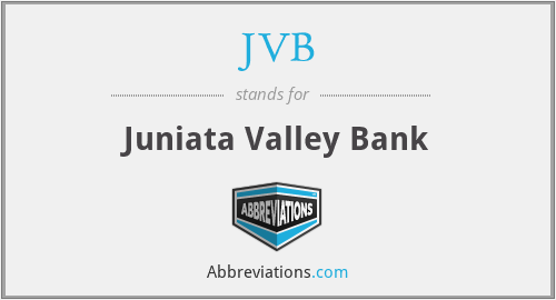 JVB - Juniata Valley Bank