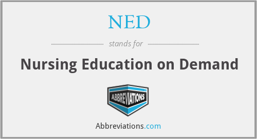 NED - Nursing Education on Demand