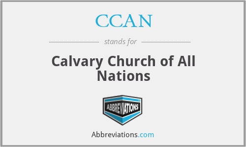 CCAN - Calvary Church of All Nations