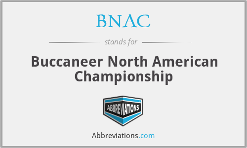 BNAC - Buccaneer North American Championship