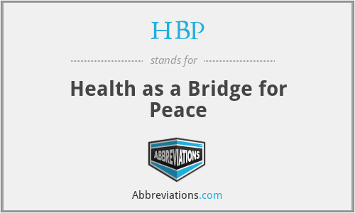 HBP - Health as a Bridge for Peace