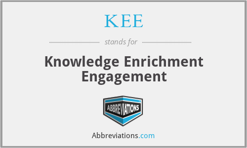 KEE - Knowledge Enrichment Engagement