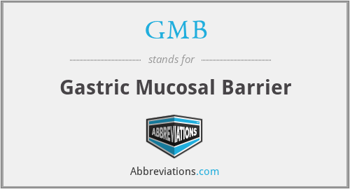 GMB - Gastric Mucosal Barrier
