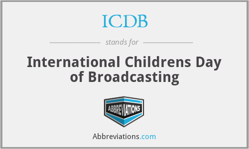 ICDB - International Childrens Day of Broadcasting