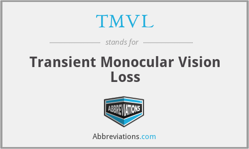 TMVL - Transient Monocular Vision Loss