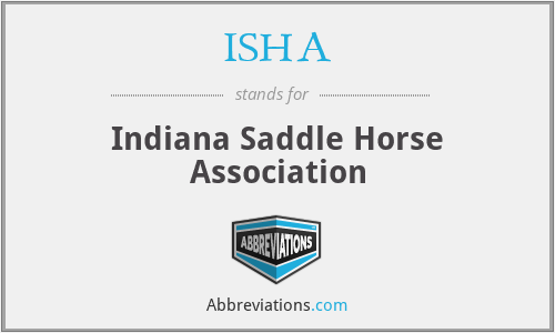 ISHA - Indiana Saddle Horse Association