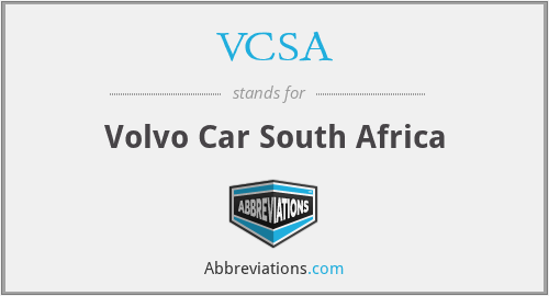 VCSA - Volvo Car South Africa