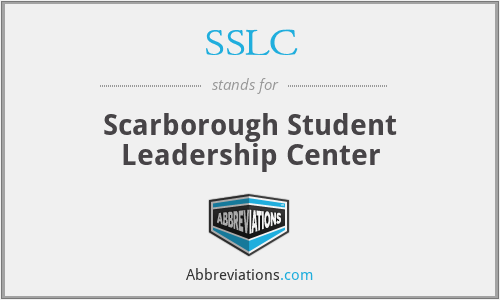SSLC - Scarborough Student Leadership Center