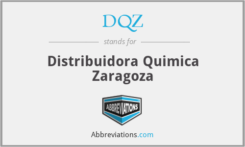 DQZ - Distribuidora Quimica Zaragoza