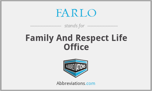 FARLO - Family And Respect Life Office