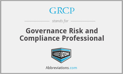 GRCP - Governance Risk and Compliance Professional